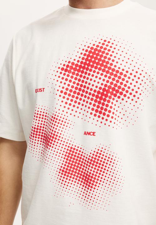 Cotton On - Cropped Fit Graphic T-shirt - White/Existance