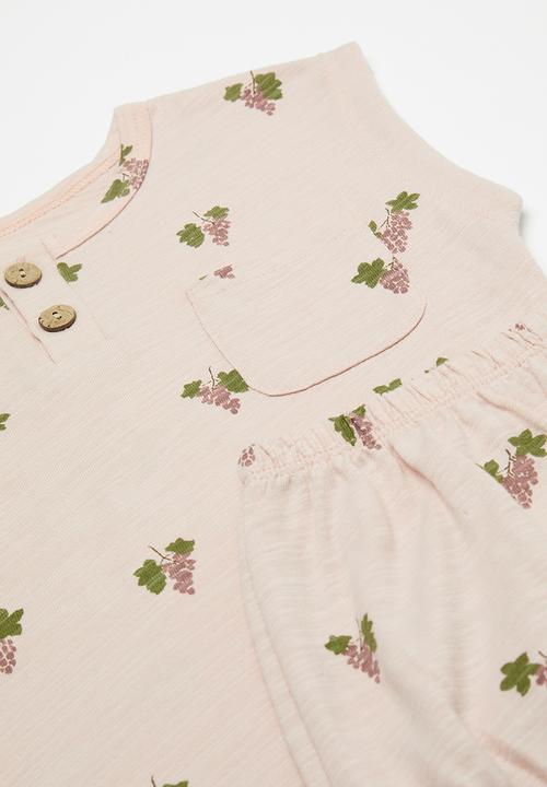 Pop Candy - Shorts & tee set-pink