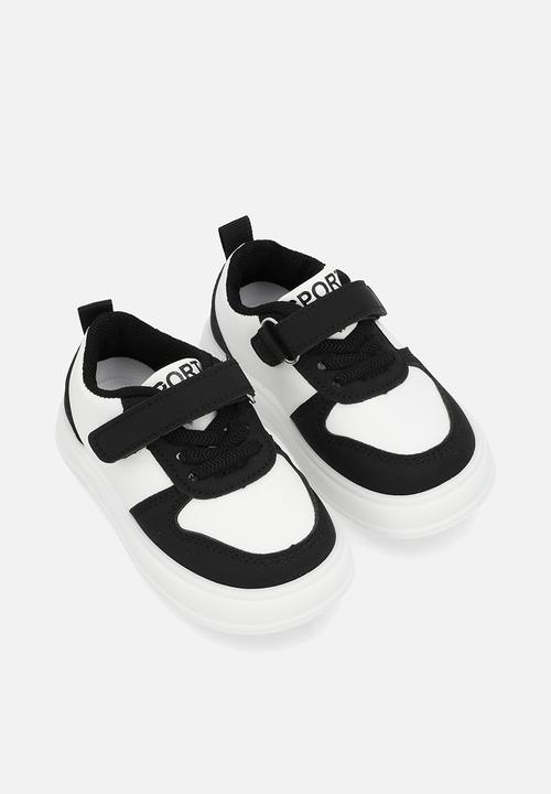 Pop Candy - Lace sneakers - black & white