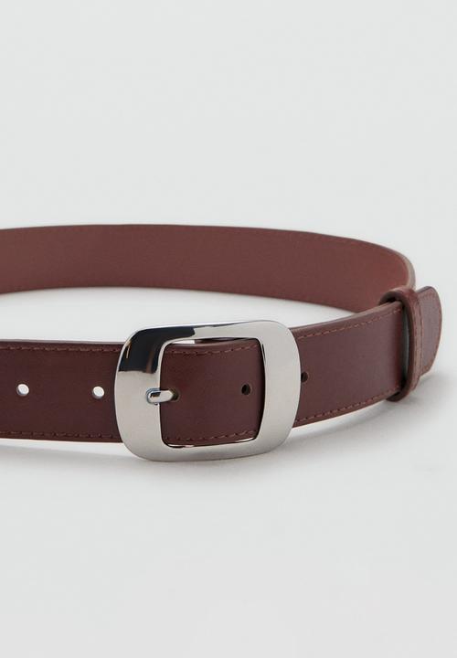 MANGO - Ringo belt - brown