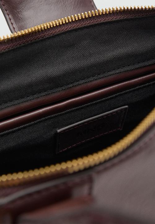 MANGO - Amazona shoulder bag - dark brown