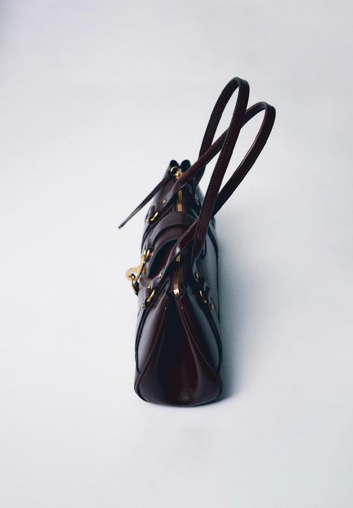 MANGO - Amazona shoulder bag - dark brown