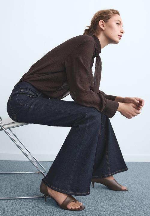 MANGO - Jeans violeta - open blue