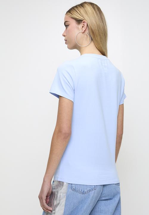 SISSY BOY - Dream Drifter : Regular Tshirt With Pearl And Bling Transfer - Blue