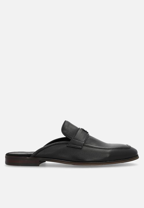POLO - Circle trim mule  - black