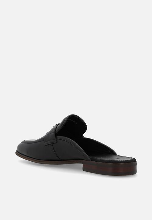 POLO - Circle trim mule  - black