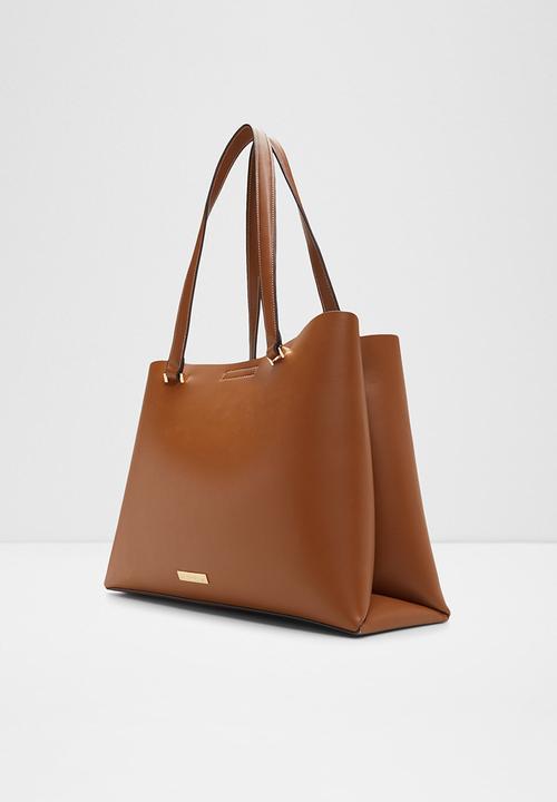 ALDO - Korer top handle bag - cognac