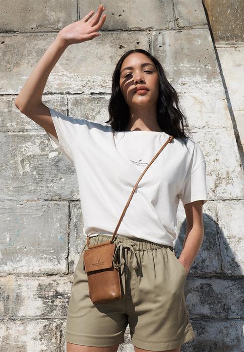Freedom of Movement - Crossbody Cellphone Pouch - Pecan