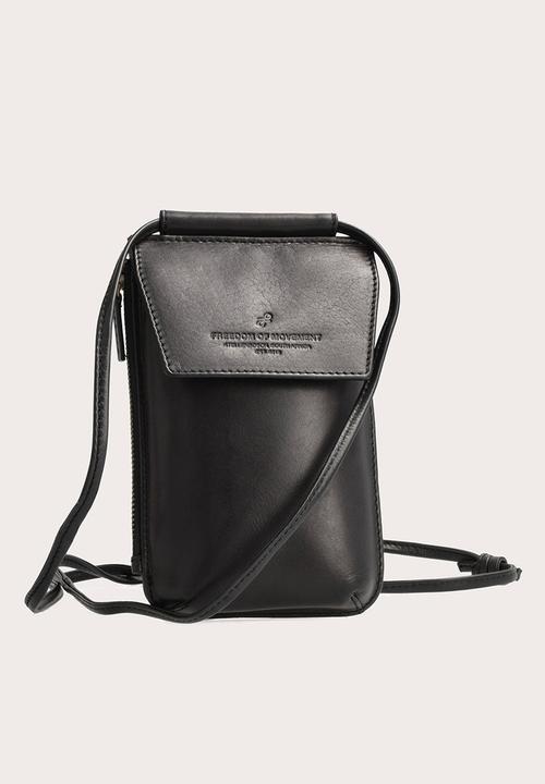Freedom of Movement - Crossbody Cellphone Pouch - Black