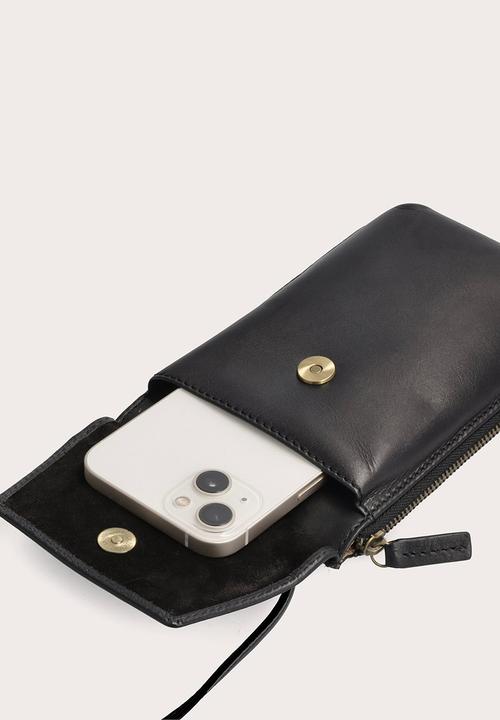 Freedom of Movement - Crossbody Cellphone Pouch - Black