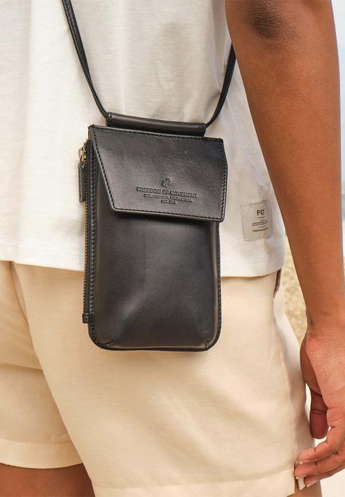 Freedom of Movement - Crossbody Cellphone Pouch - Black