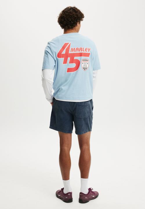 Cotton On - Easy Short - Washed Navy Cord
