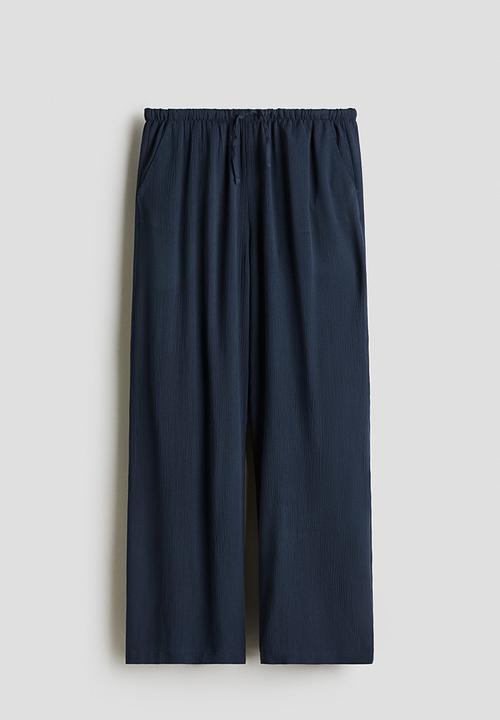 H&M - Pull-on trousers - navy blue 