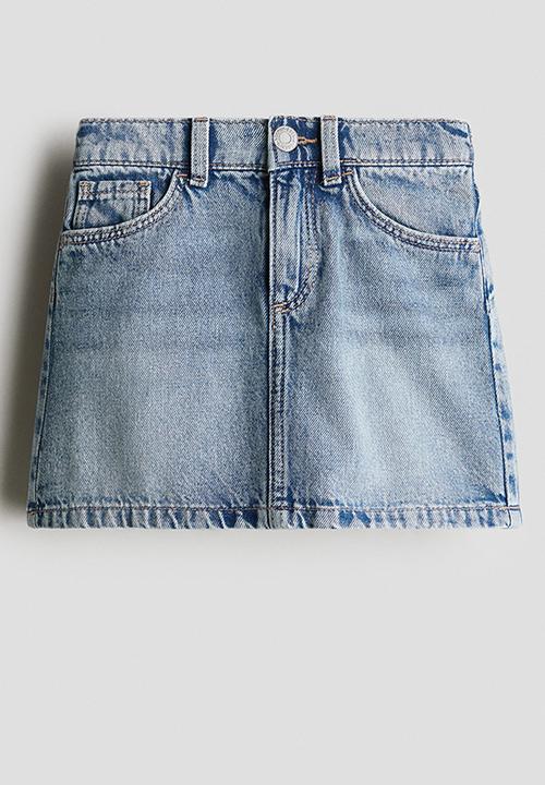H&M - Denim skirt - denim blue 