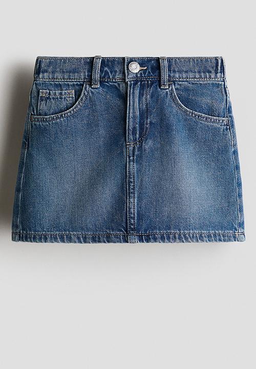 H&M - Denim skirt - dark denim blue