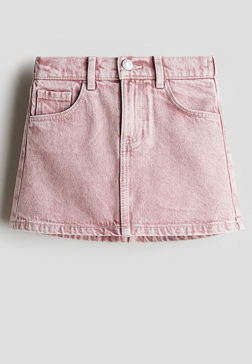 H&M - Denim skirt - pink