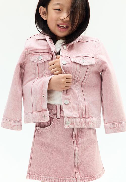 H&M - Denim skirt - pink