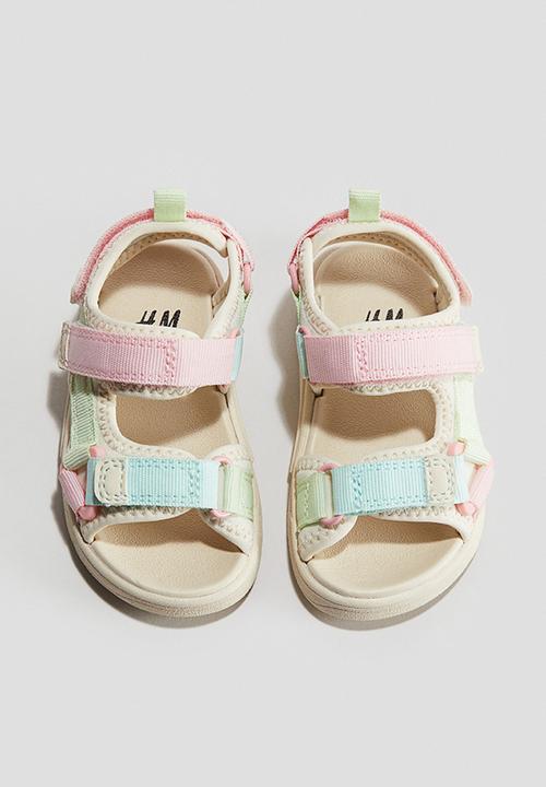 H&M - Scuba sandals - light beige/pink