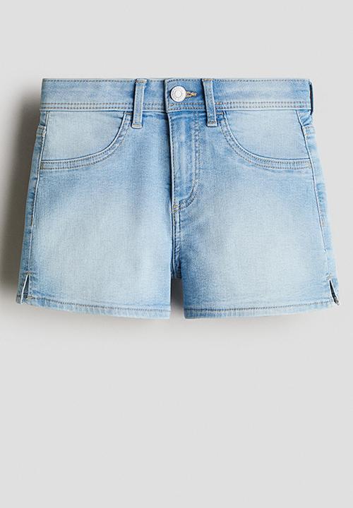 H&M - Denim shorts - light denim blue 