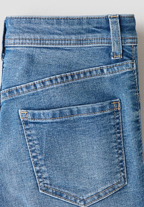 H&M - Denim shorts - denim blue 