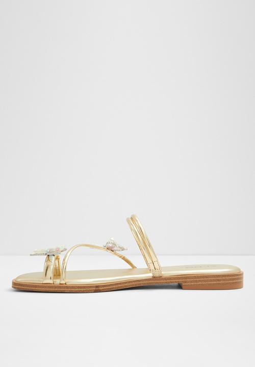 ALDO - Glasswing sandal - gold