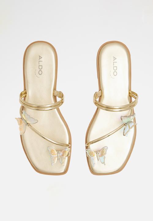 ALDO - Glasswing sandal - gold