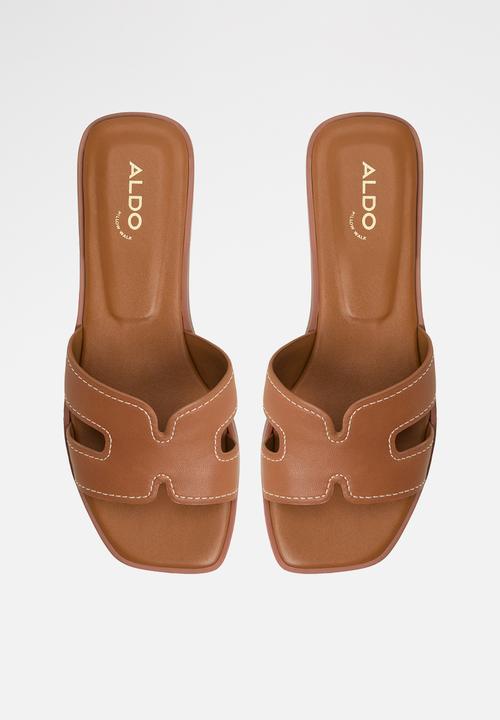 ALDO - Itsandal slide - medium brown
