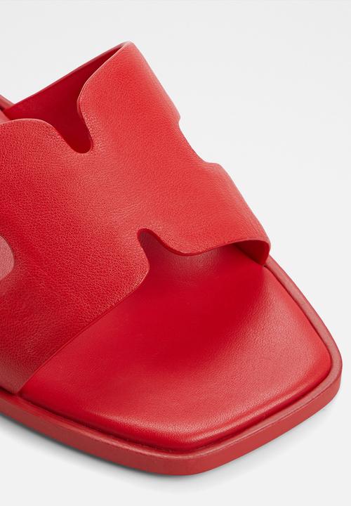 ALDO - Itsandal slide - bright red