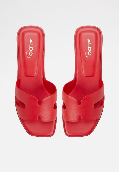 ALDO - Itsandal slide - bright red