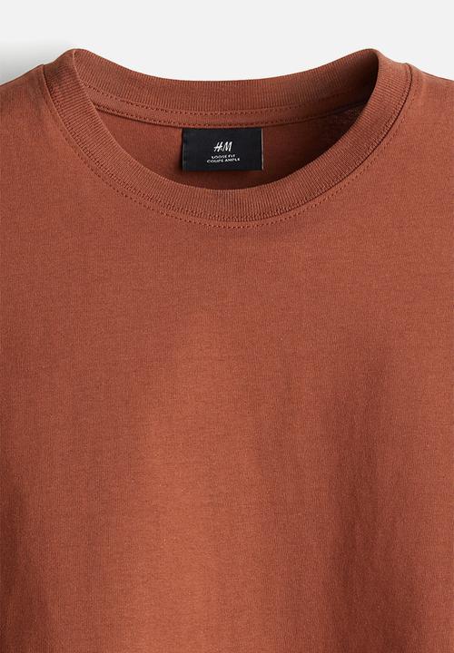 H&M - Loose fit T-shirt - dark orange