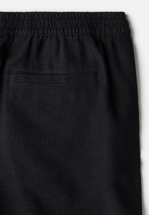 H&M - Regular fit woven shorts - dark blue