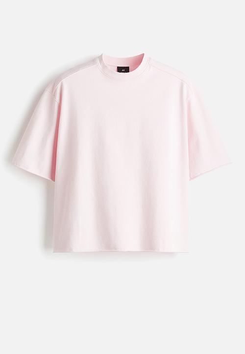 H&M - Oversized fit t-shirt - light pink
