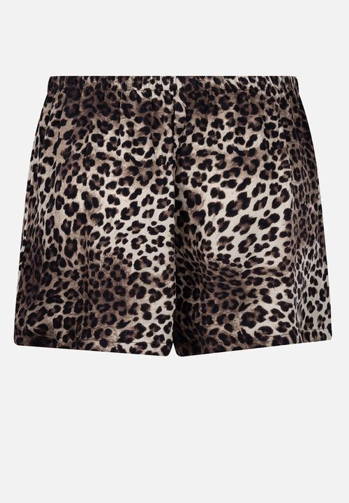 Hunkemoller - Short vis satin - black