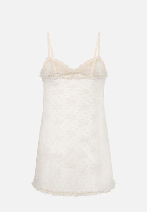 Hunkemoller - Sd allover lace darcy - birch