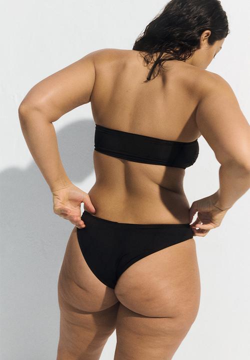 H&M - Padded bandeau bikini top - black