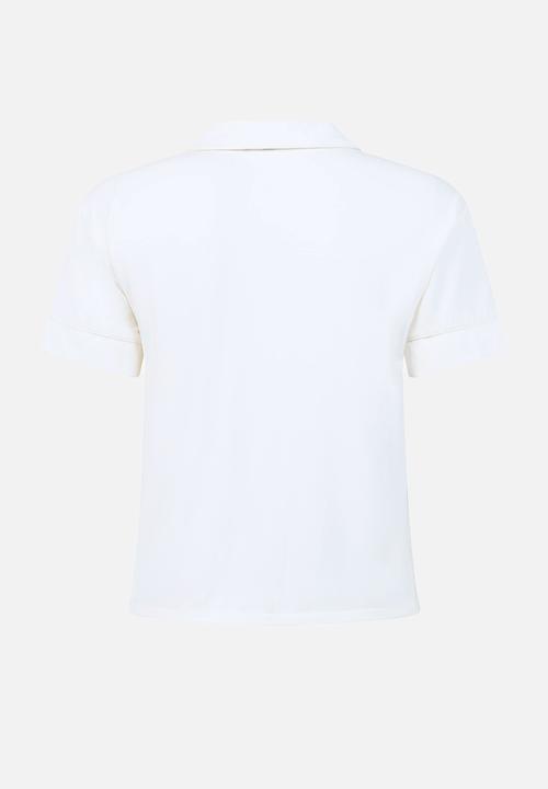 Hunkemoller - Jacket ss jersey essential - whisper white