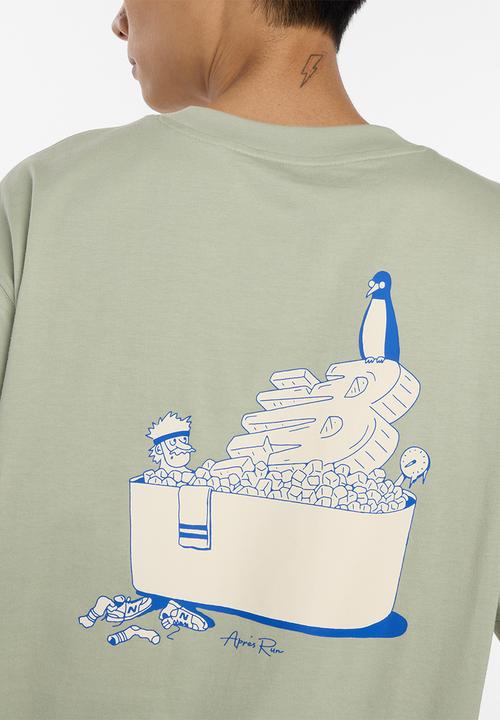 New Balance  - New Balance Cold Tub Tee - Green