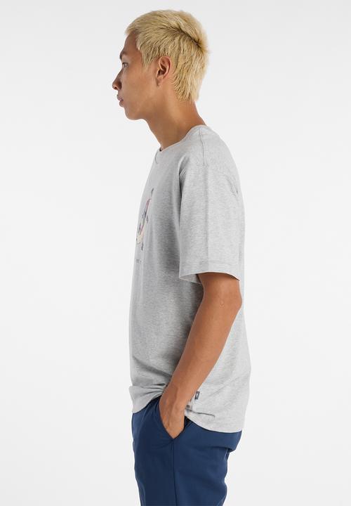 New Balance  - New Balance Bearded Runner Tee - Grey