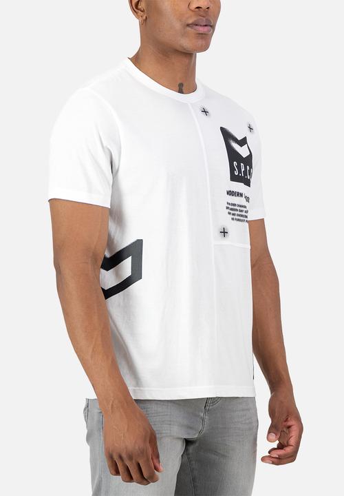 S.P.C.C - Judd Tee  - Regular Fit Fashion Tees Optical White
