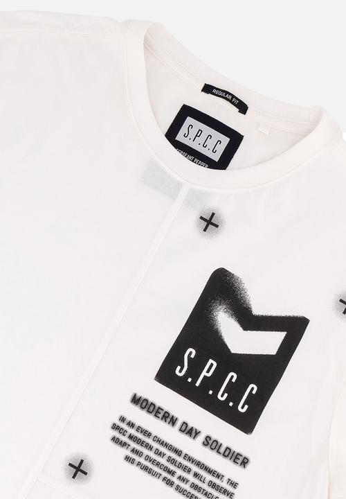 S.P.C.C - Judd Tee  - Regular Fit Fashion Tees Optical White