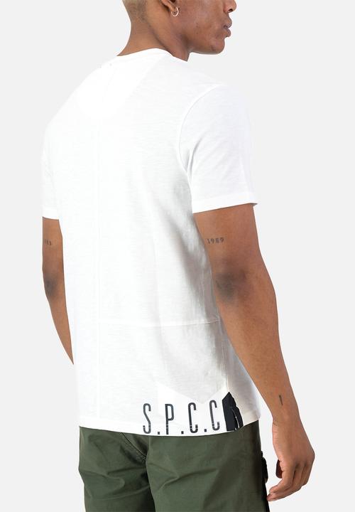 S.P.C.C - Surge Alpha Tee  - Regular Fit Fashion Tees Optical White