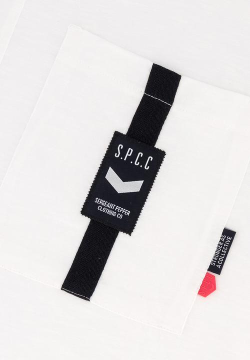 S.P.C.C - Surge Alpha Tee  - Regular Fit Fashion Tees Optical White