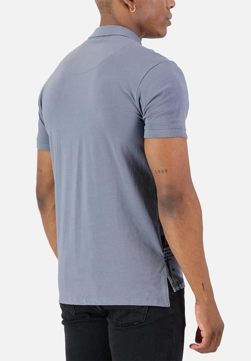 S.P.C.C - Krall Golfer  - Slimline Fit Fashion Polos Slate