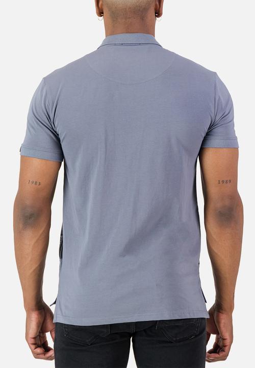 S.P.C.C - Krall Golfer  - Slimline Fit Fashion Polos Slate