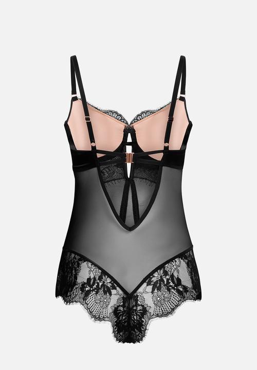 Hunkemoller - Tiah body - caviar
