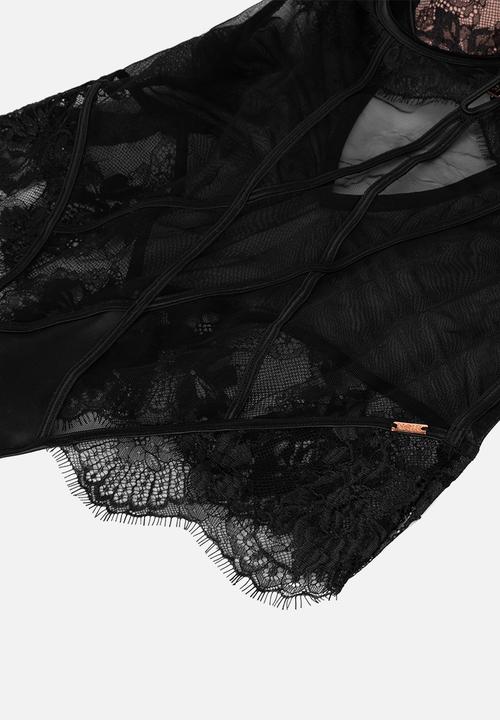 Hunkemoller - Tiah body - caviar