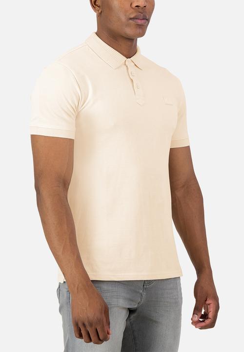 S.P.C.C - Mullen Golfer  - Slimline Fit Signature Polos Cream