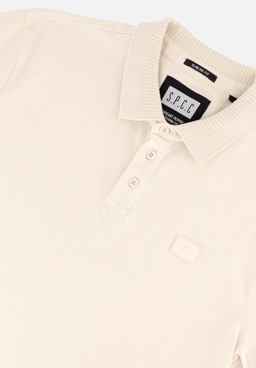 S.P.C.C - Mullen Golfer  - Slimline Fit Signature Polos Cream