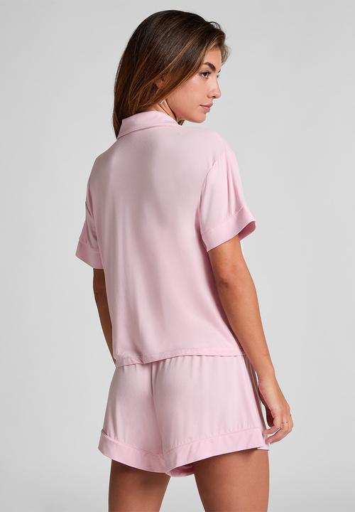 Hunkemoller - Short jersey essential - pink