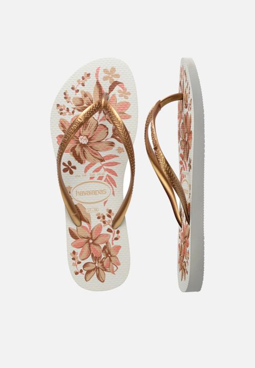 Havaianas - Slim Organic - White & Golden